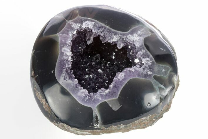 Purple Amethyst Geode with Polished Face - Uruguay #233632